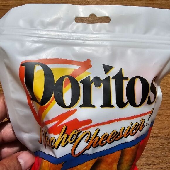 Doritos Mad Engine Crew Socks 2 Pack Size Large White AOP Models Polyester Blend - Picture 2 of 6